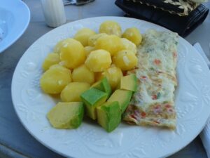 Kartoffeln mit Omlette